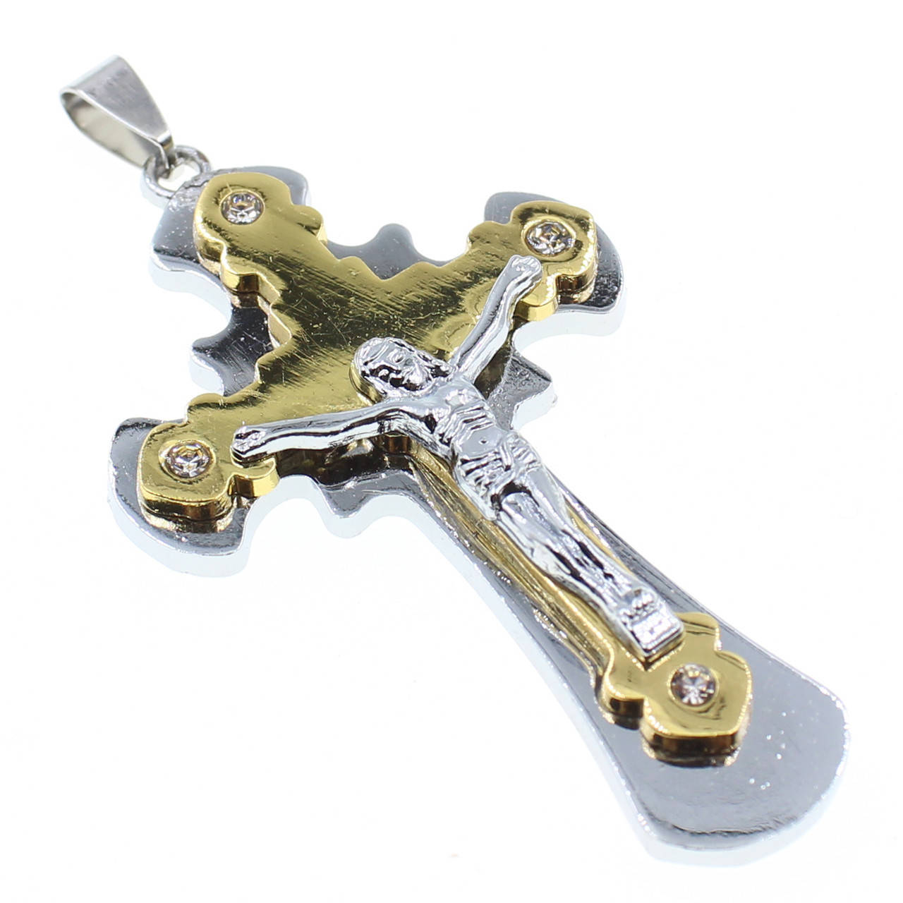 

Крест из нержавеющей стали Stainless Steel 65 х 37 мм