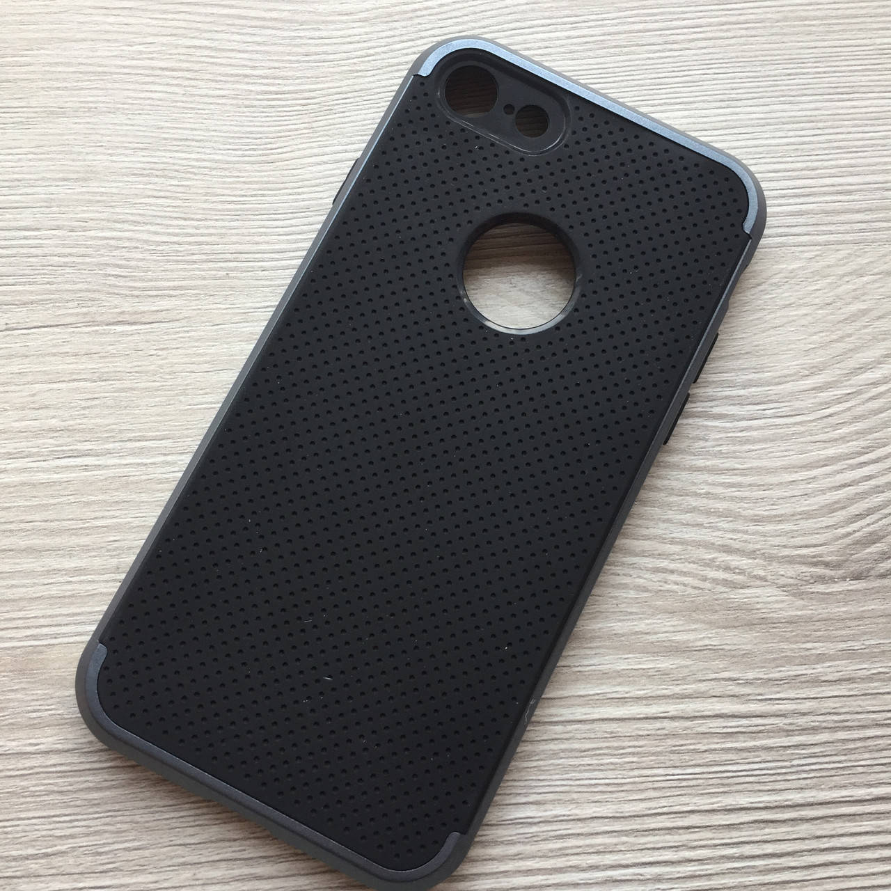 

Противоударный чехол черный+серый ipaky для iPhone 7/8 в упаковке
