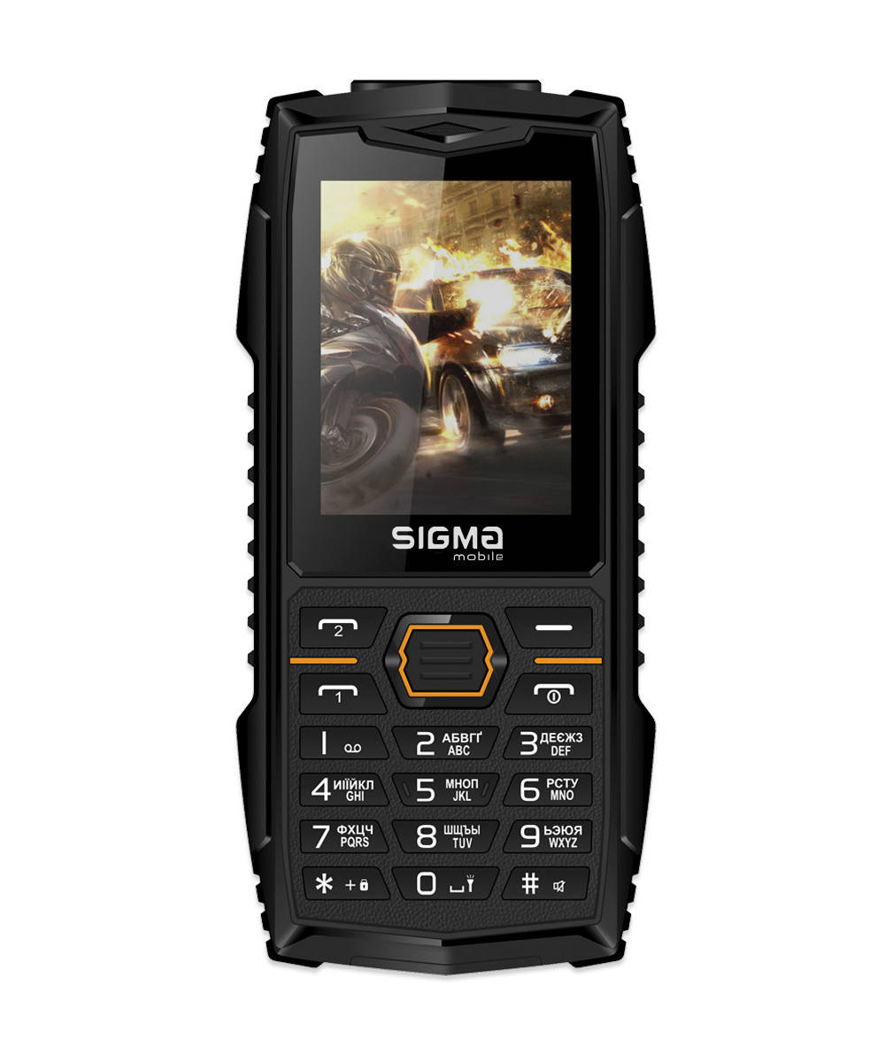 

Мобильный телефон Sigma mobile X-treme AZ68 Black-Orange