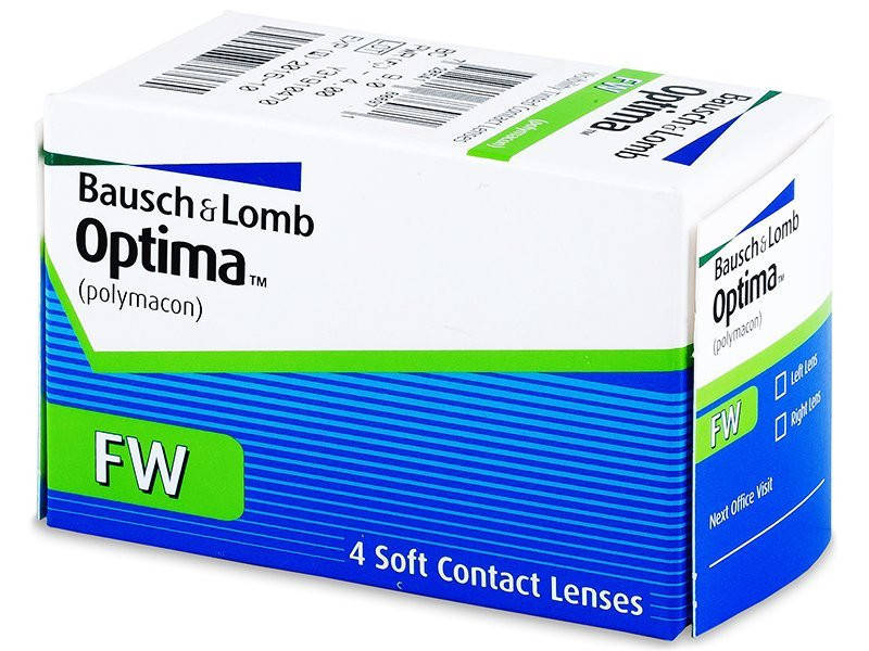 

Контактные линзы Optima FW 4 шт (Baush+Lomb)