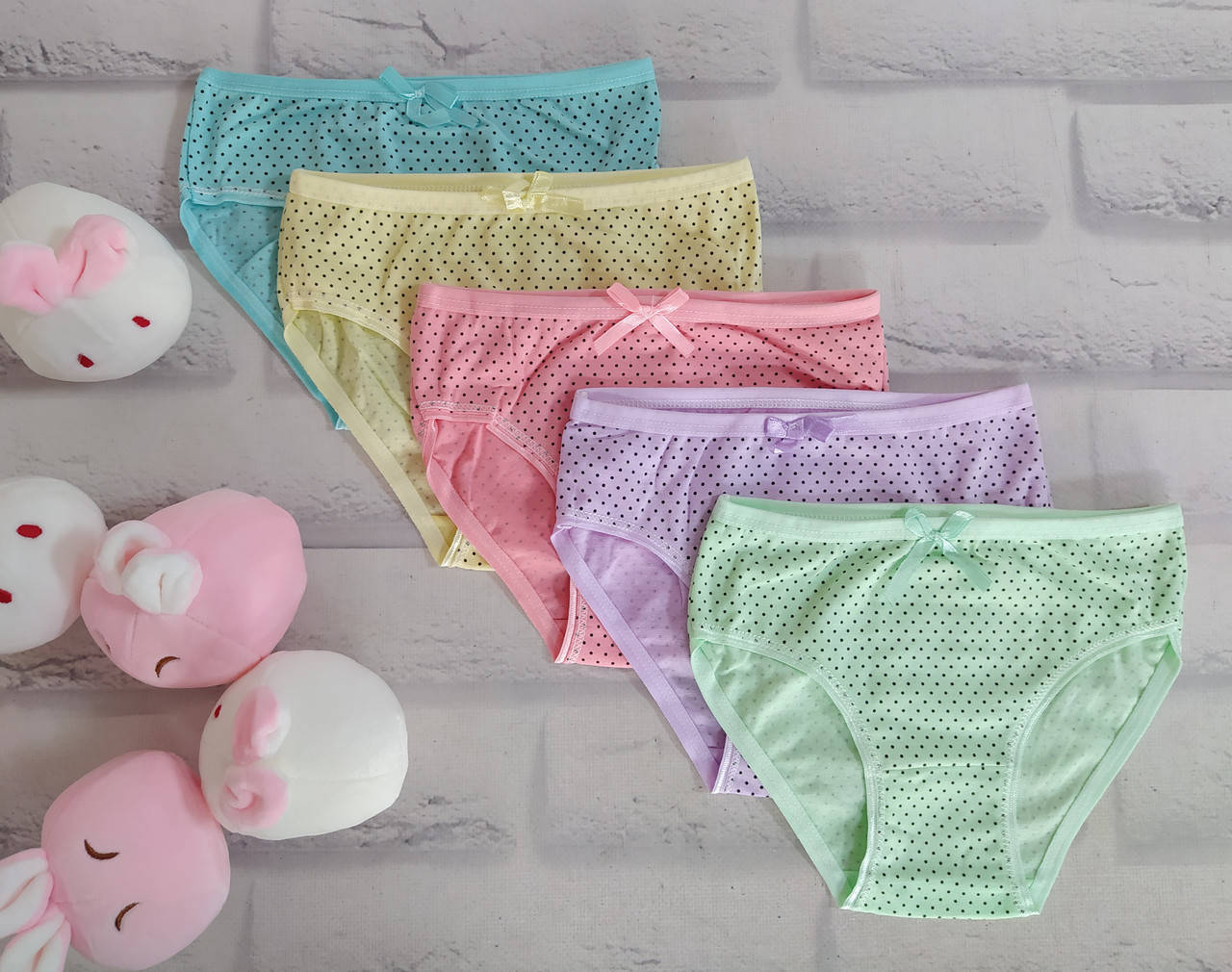 

Трусики детские на M 3-4 года. для девочки Donela 2424, Разные цвета