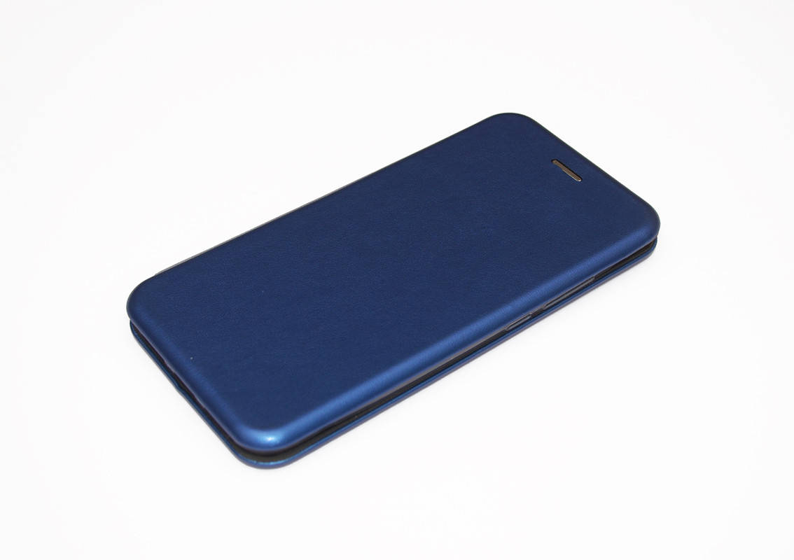

Чехол книжка Level для Xiaomi Redmi 7 Экокожа Синий
