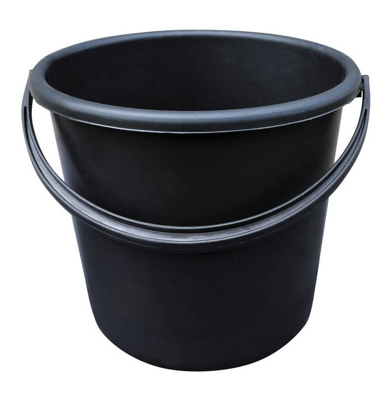 

Ведро пластиковое ГОСПОДАР 8 л черное 92-0314, Черный