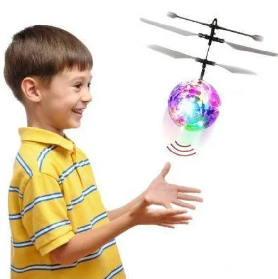 

Светящийся летающий шар LED Flying Ball PC398, Индукционная игрушка,СК, Разные цвета