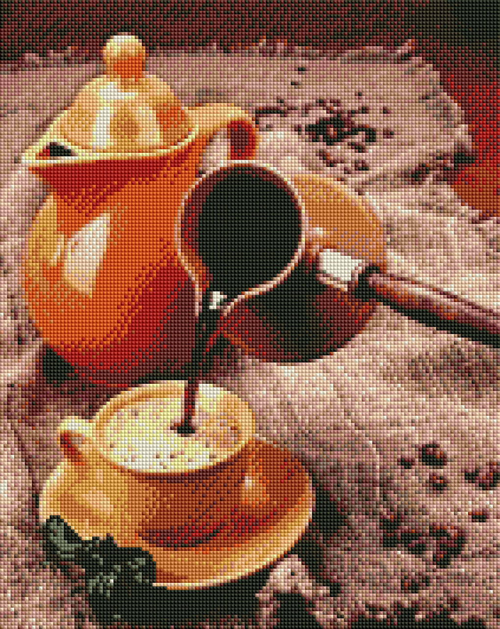 

Алмазная мозаика ArtStory Ароматный кофе 40*50см в коробке