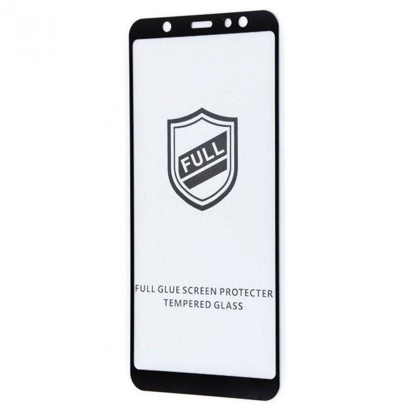 

Защитное стекло Full Glue HQ на Samsung Galaxy A6 2018 (черное), Черный