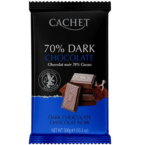

Шоколад черный 70% какао CACHET 300г