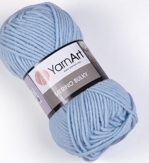 

Пряжа Merino bulky-215, Голубой