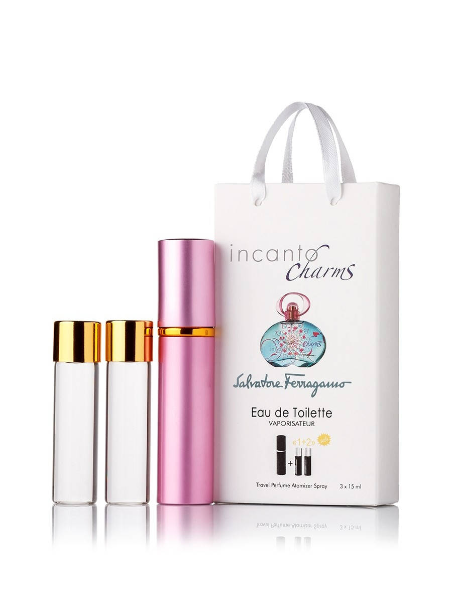 

Salvatore Ferragamo Incanto Charms edp 3x15ml мини в подарочной упаковке