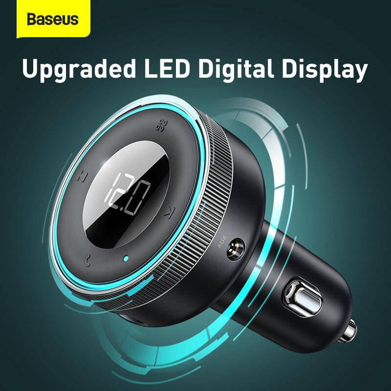 

Авто FM модулятор Bluetooth гарнитура трансмиттер BASEUS Enjoy 2USB + 3.4A