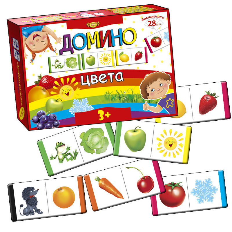 

Настольная игра "Детское домино. Цвета" (Мастер) арт. МКМ0303 штрих код 1030300001