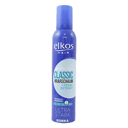 

Піна для волосся Елкос Elkos haarschaum classic 250ml 10шт/ящ (Код : 00-00011375)