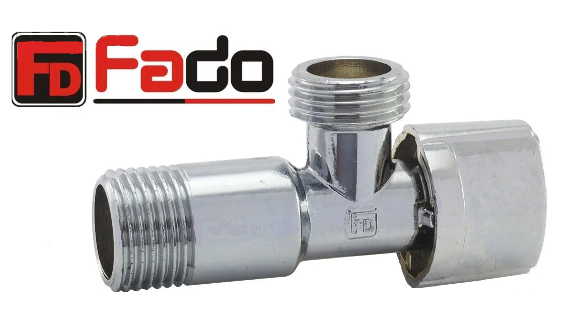 

Кран ФАДО угловой NEW.1/2х1/2 KZ01