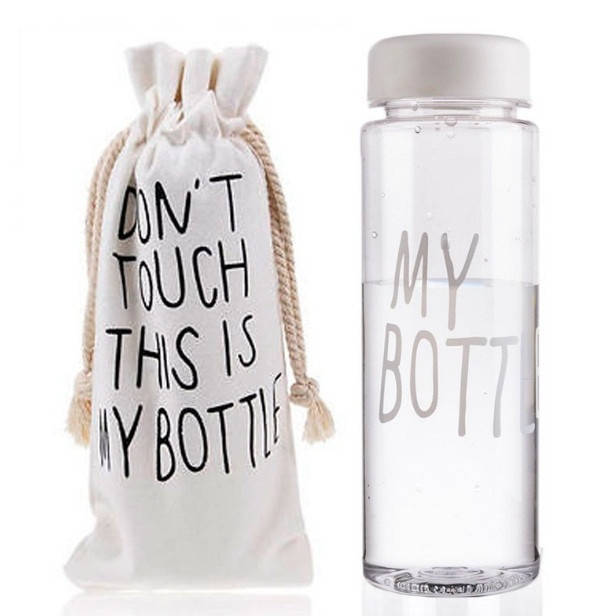 

Бутылочка My Bottle с чехлом белый цвет арт. MB-005