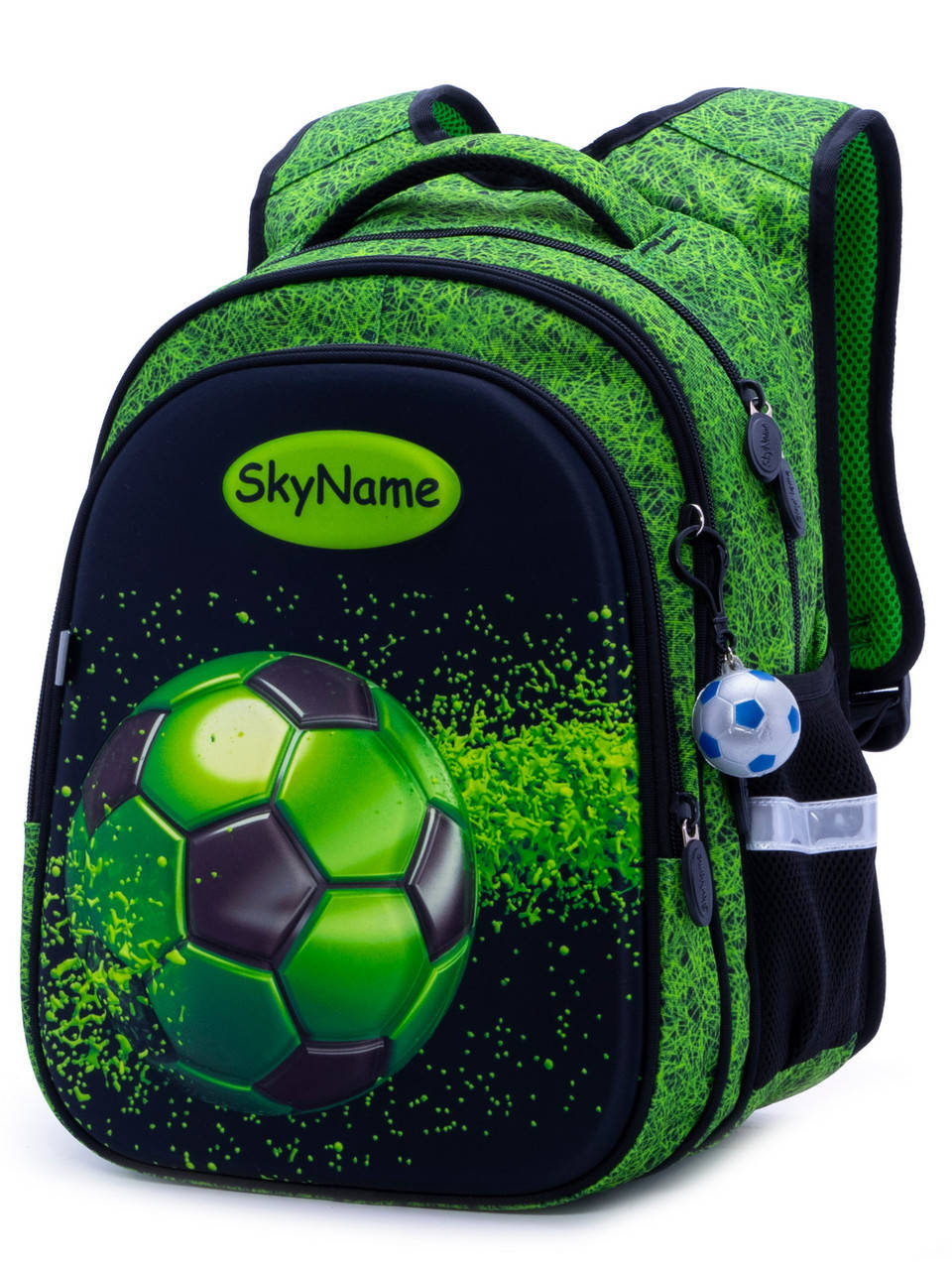 

Рюкзак школьный для мальчиков SkyName R1-019, Зелёный