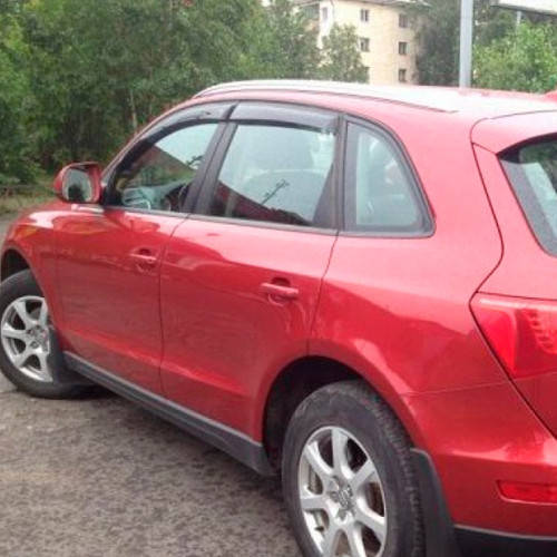 

Дефлекторы окон ветровики Ауди Ку5 1 Audi Q5 I 08-16 КТ
