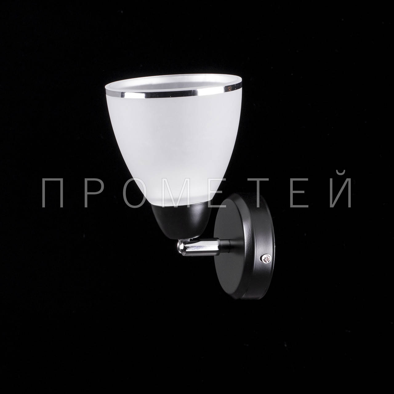 

Бра на 1 патрон P3-11624/1W/BK+CR+WT, Черный