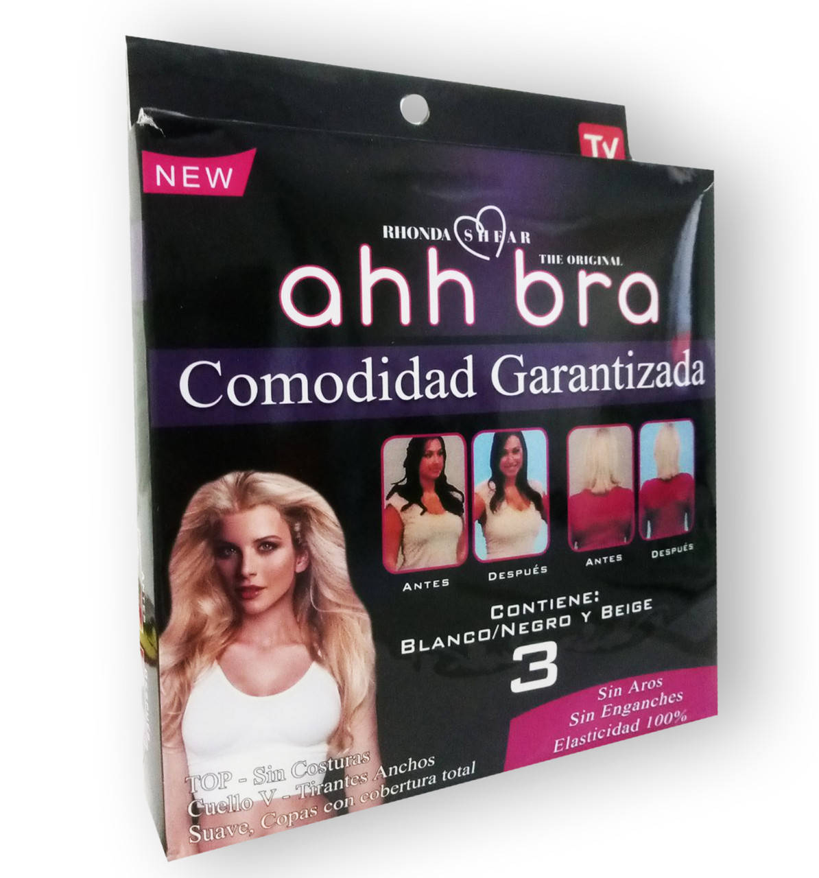 

Бесшовный Бюстгальтер Ahh Bra (3 шт) "XL"