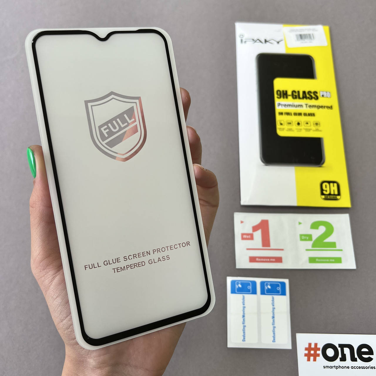 

Защитное стекло для Samsung Galaxy A12 iPaky 5д на весь экран стекло на телефон самсунг а12 черное, Черный