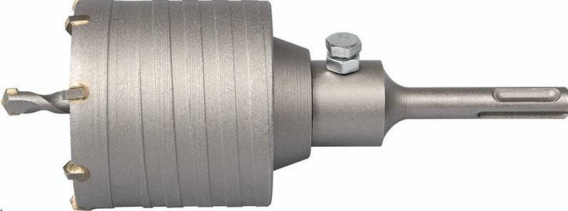 

Фреза (коронка) по бетону SDS-PLUS 65мм, с 8 победит. напайками+хвостовик