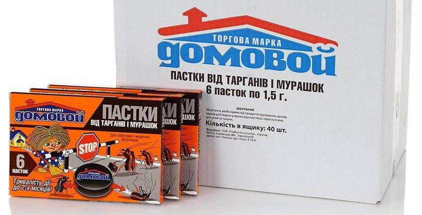 

Ловушка для тараканов Домовой 6 дисков