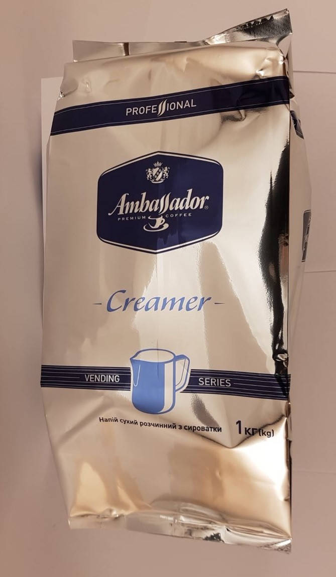

Растворимый напиток заменитель сливок Ambassador Creamer, Амбассадор, 1кг для вендинга