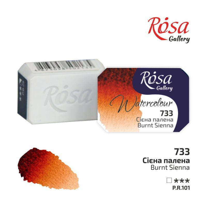 

Краска акварельная Сиена жженая, 2,5мл, ROSA Gallery