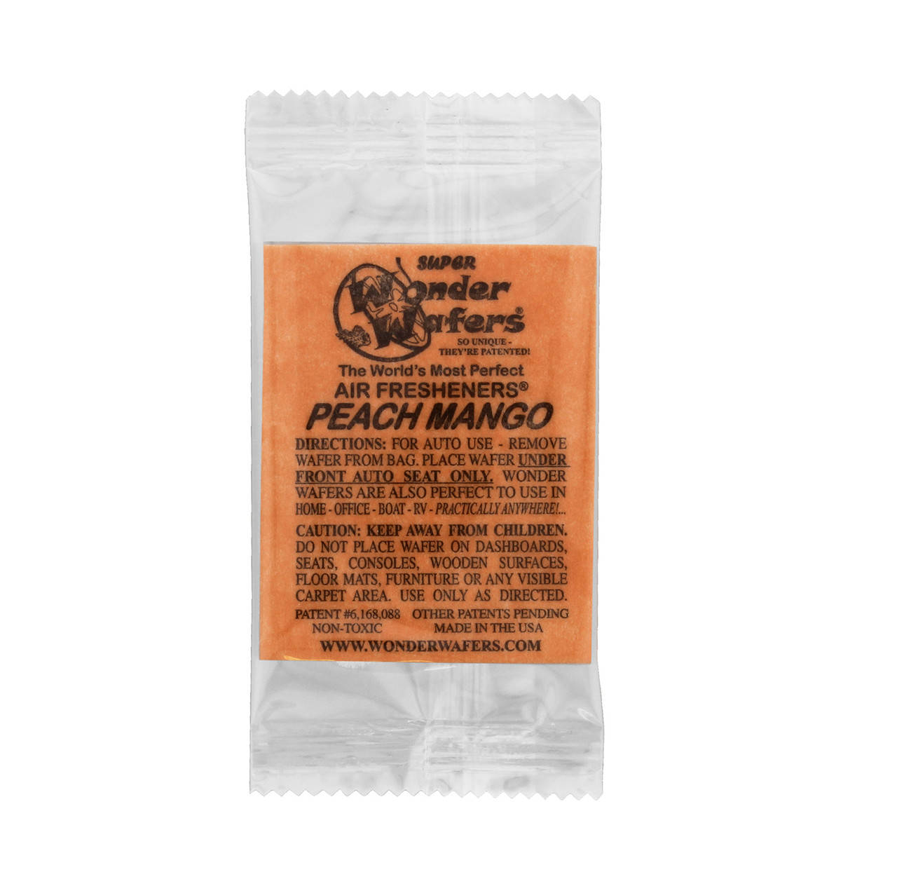 

Ароматизатор в пластинке Wonder Wafers Peach Mango, 50 x 65 мм Персик и манго