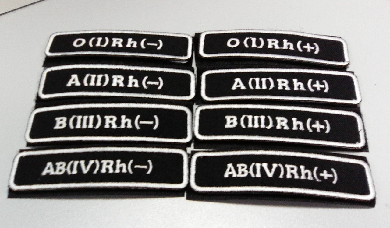 

Шеврон "Группа крови"