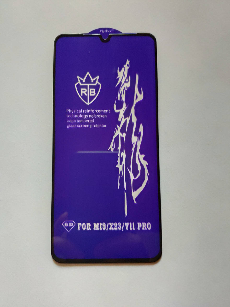 

Защитное стекло 6D для Xiaomi Mi 9 Full Glue Черное, Черный