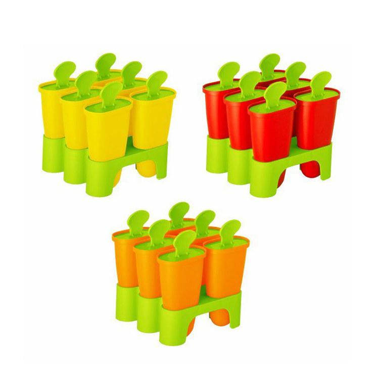 

Форма для мороженого Алеана с подставкой 6 штук пластик (168030/301910)