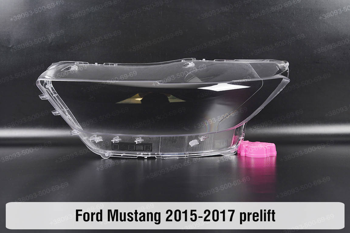 

Стекло фары Ford Mustang Mk6 (2013-2017) VI поколение дорестайлинг левое