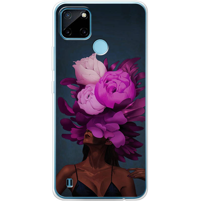 

Силиконовый чехол BoxFace Realme C21Y Exquisite Purple Flowers