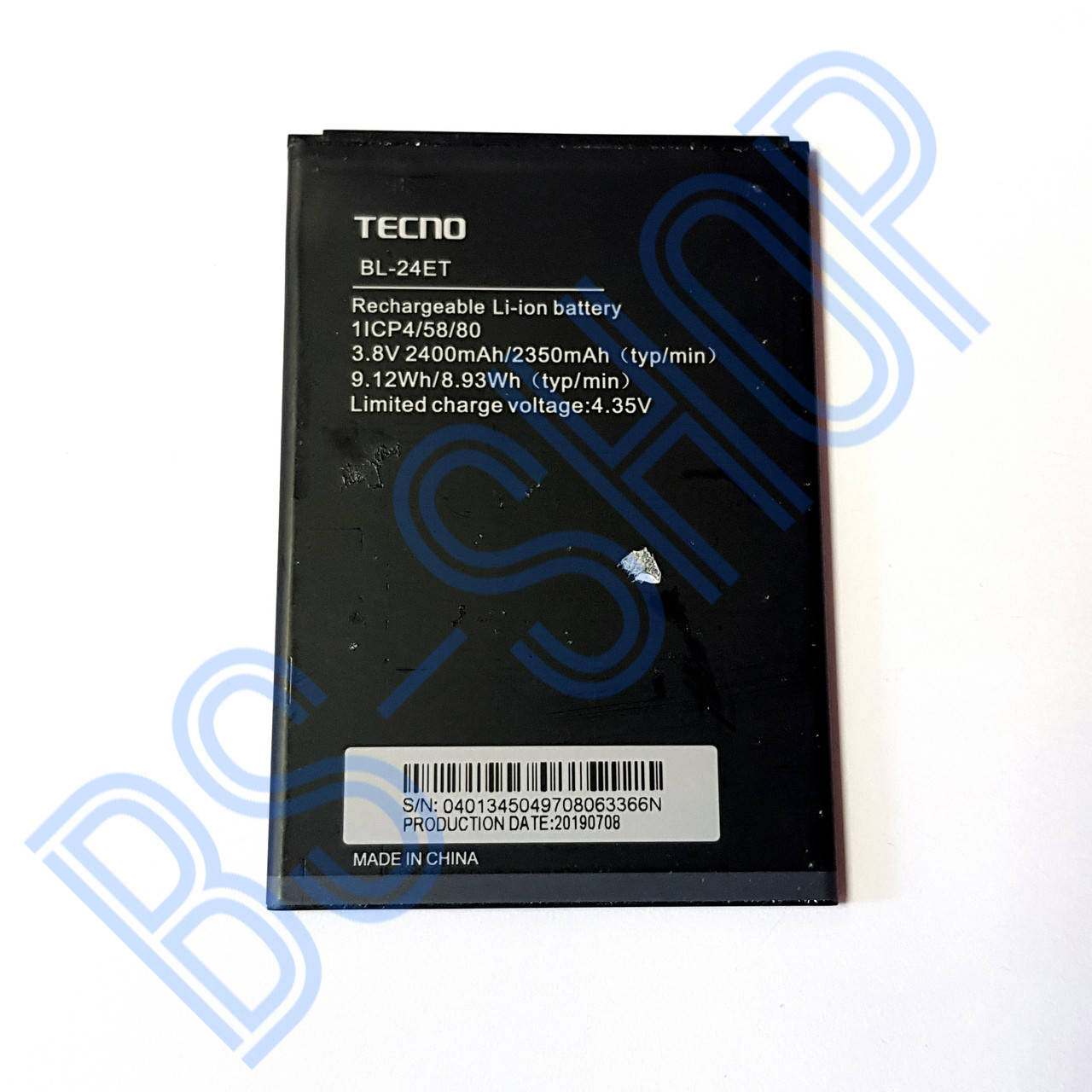 

АКБ Tecno BL-24ET (POP 2f) original Б/У