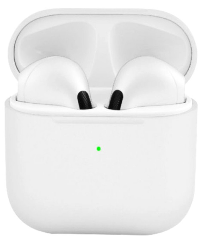 

Беспроводные наушники блютус с микрофоном в кейсе Pro 4 TWS Белый