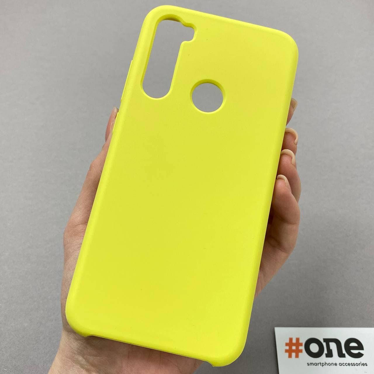 

Чехол для Xiaomi Redmi Note 8 с микрофиброй бархатный чехол на телефон сяоми нот 8 желтый HQS