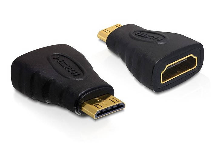 

Перехідник моніторний HDMI-mini F/M Lucom адаптер Gold Черный(62.03.4202)