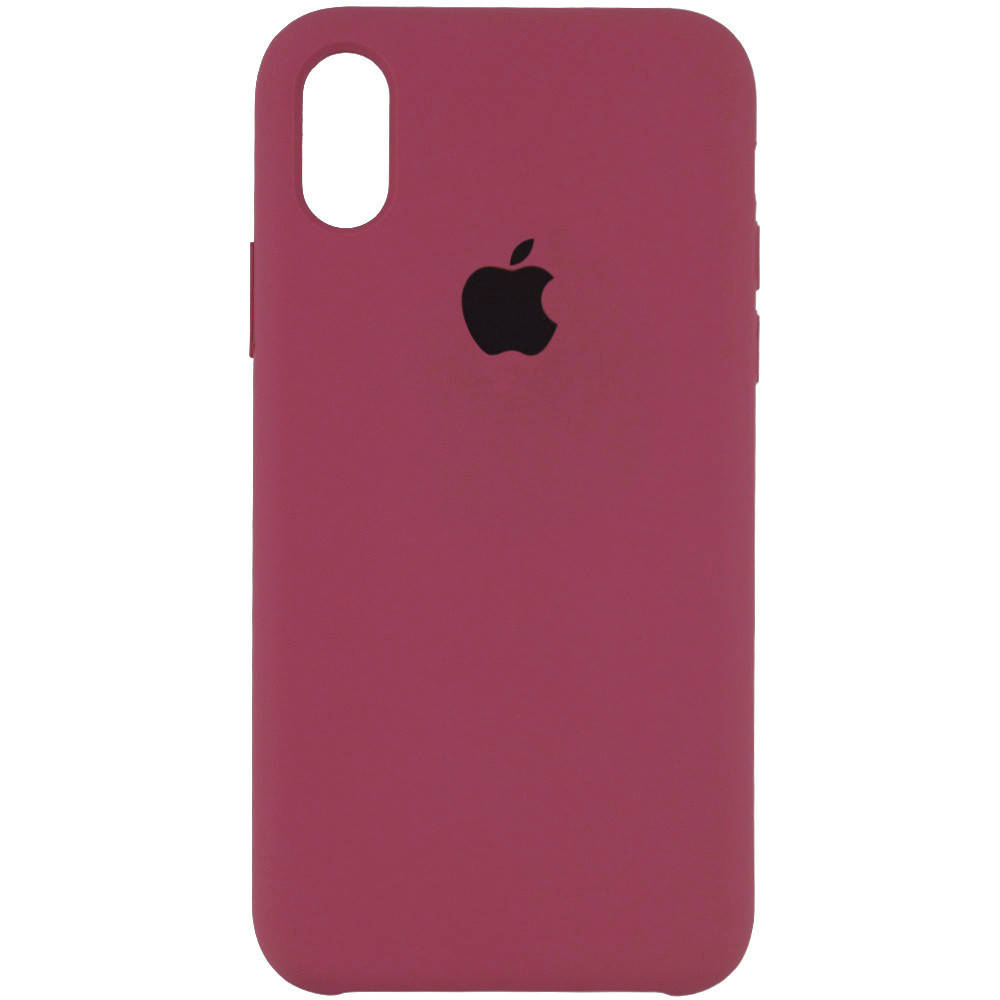 

Silicone Case Силиконовый Чехол (AA) для Apple iPhone XS Max (6.5") (Красный / Rose Red)