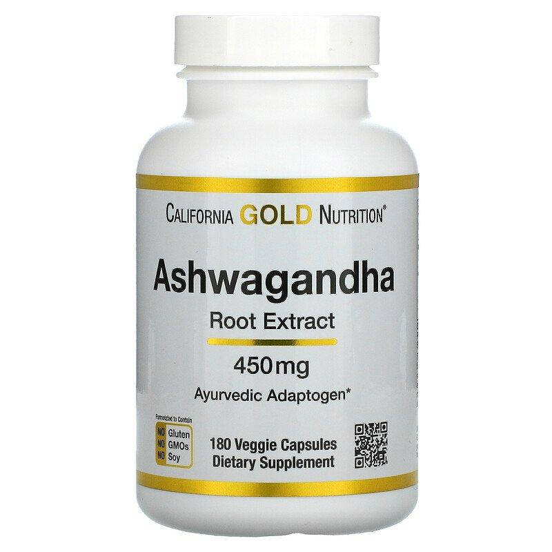 

California Gold Nutrition Ashwagandha 450 mg 180 капсул