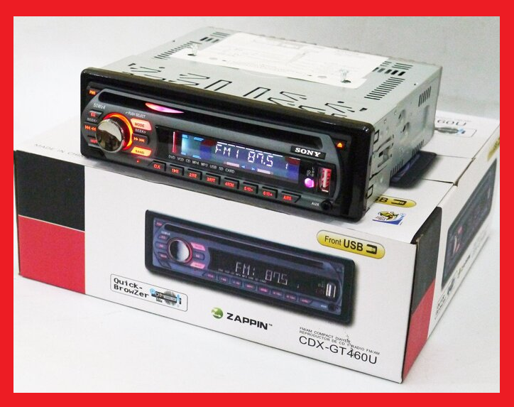 

Sony CDX-GT460U DVD Автомагнитола USB+Sd+MMC съемная панель