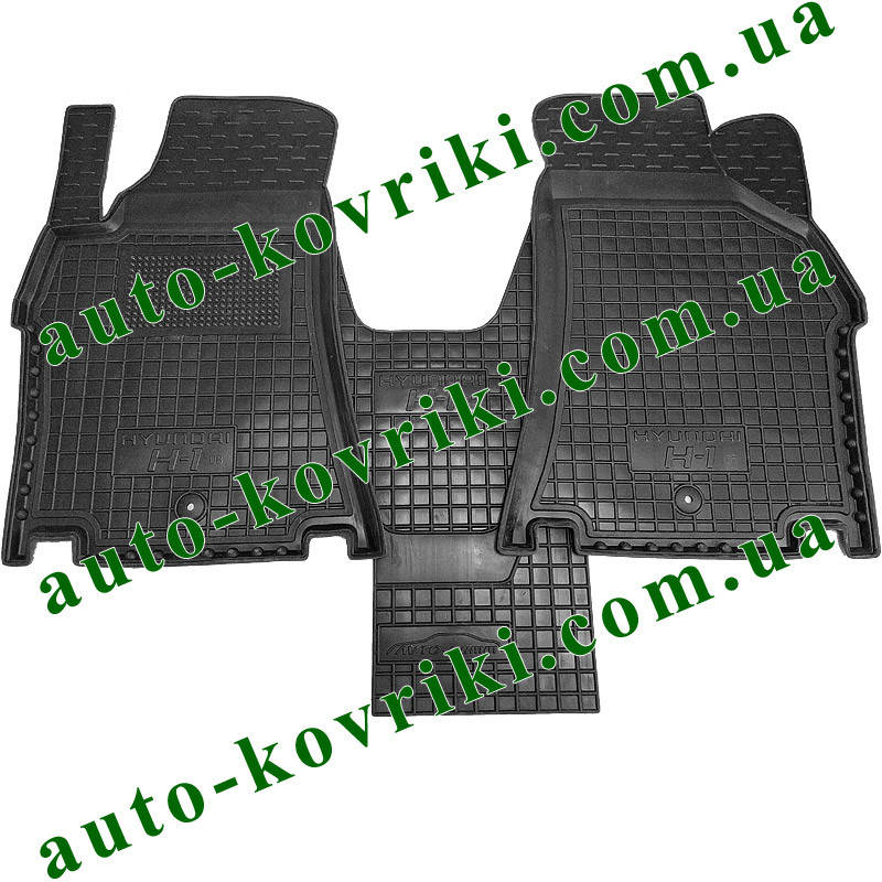 

Резиновые коврики в салон Hyundai H1 2008- (Avto-Gumm), Черный