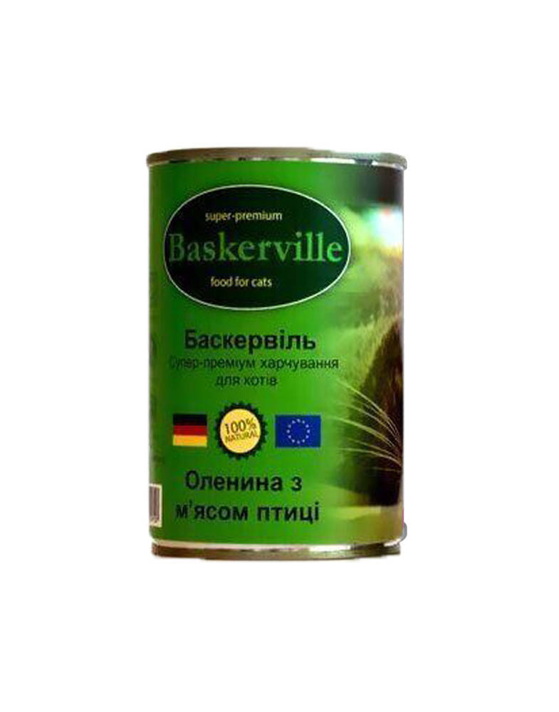 

Baskerville Оленина с птицей 400 г