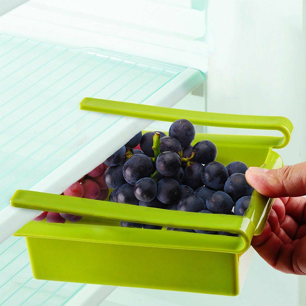 

Дополнительный подвесной контейнер для холодильника и дома Refrigerator Multifunctional Storage Box зеленый