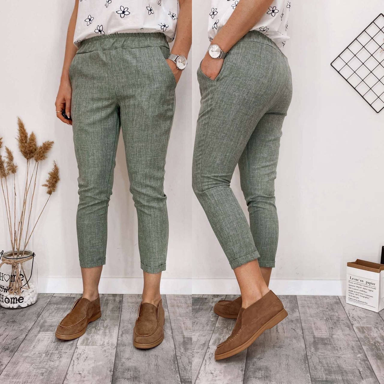 

Штаны женские стильные габардин лён размеры 42-48 "STEFANY" недорого от прямого поставщика, Разные цвета