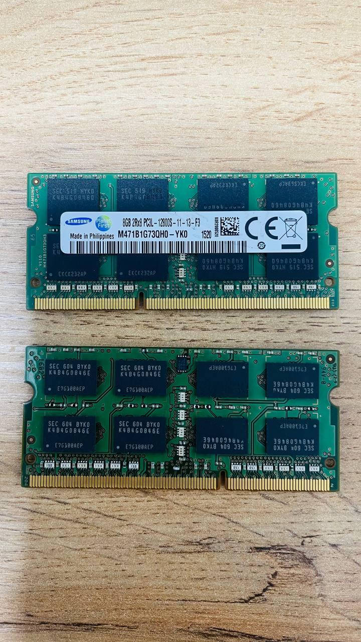 

Оперативная память Samsung DDR3L-1600 8GB (M471B1G73EB0-YK0)