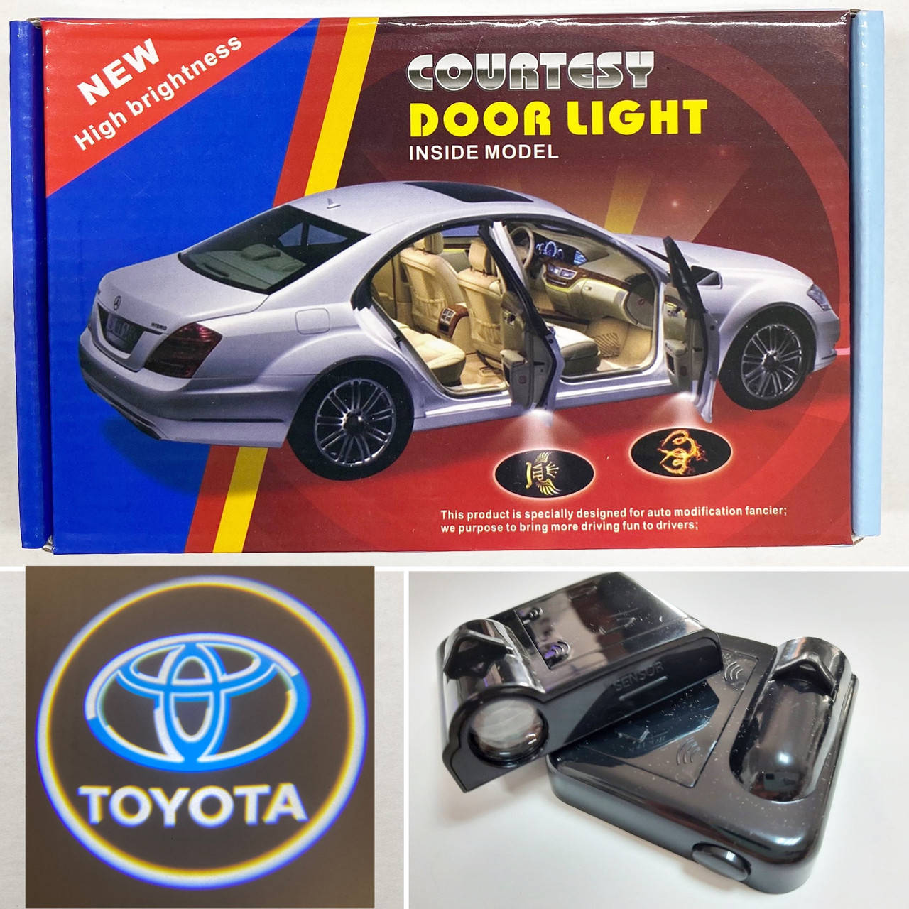 

Логотип подсветка двери Тойота Lazer door logo light TOYOTA