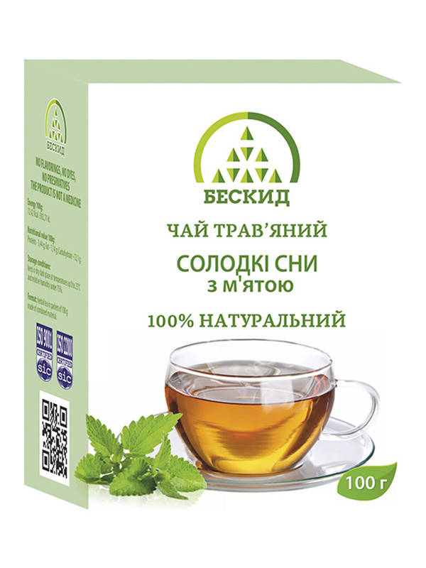 

Травяной чай с мятой Сладкие сны (100 г) (Карпатский чай )