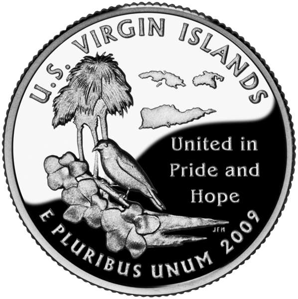 

США ¼ долара (25 центів), 2009 - Американські Віргінські острови U.S. VIRGIN ISLANDS