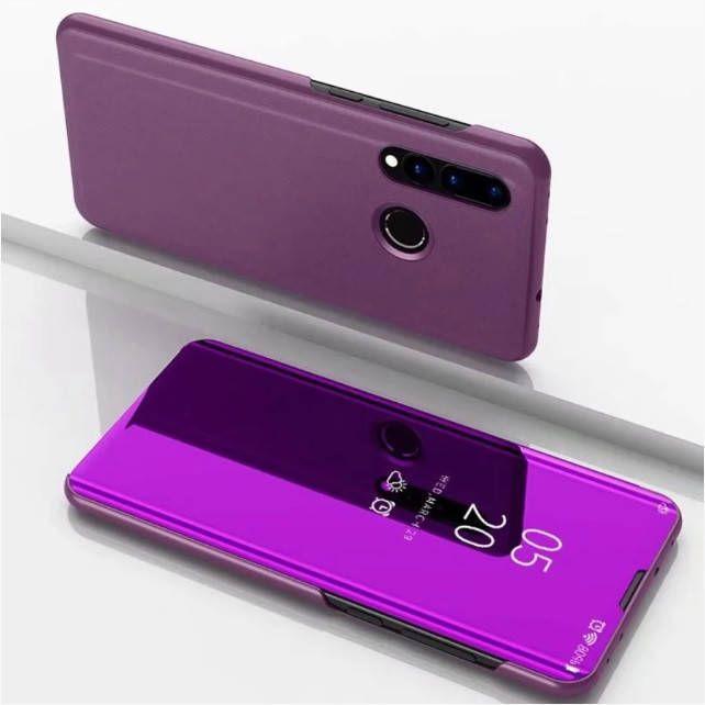 

Чехол Mirror для Huawei P40 Lite E книжка Зеркальная (разные цвета) сиреневый