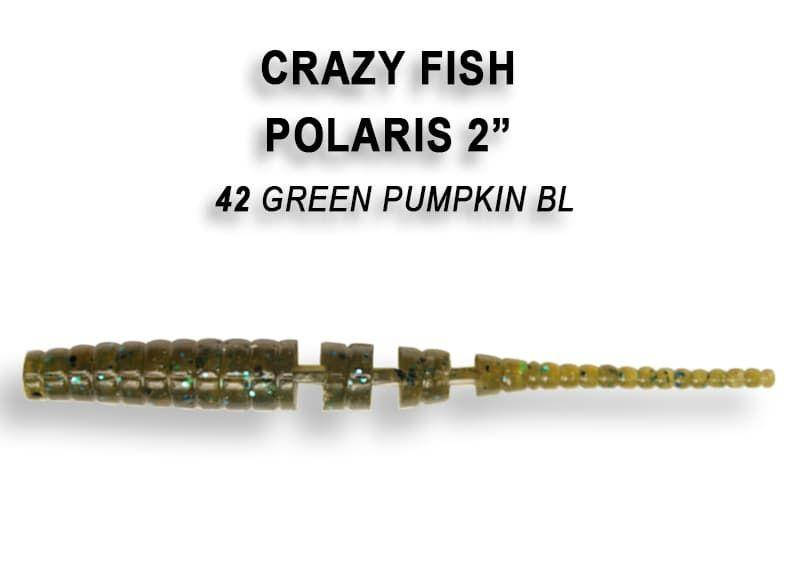 

Съедобный силикон Crazy Fish Polaris 2.2" 17-54-42-6 кальмар